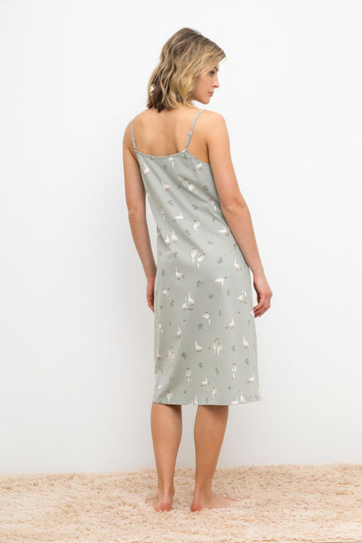 VERY NEAT _ Е 10002/горный шалфей,гуси сорочка жен фото 5