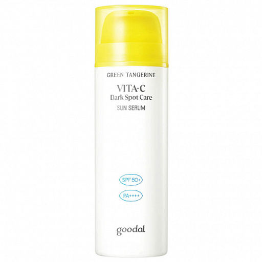 Goodal Green Tangerine Vita C Dark Spot Care Sun Serum 50ml - Санскрин от пигментации