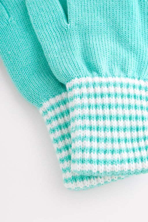 Crockid _ КВ 10005/светлая бирюза,белый перчатки дет