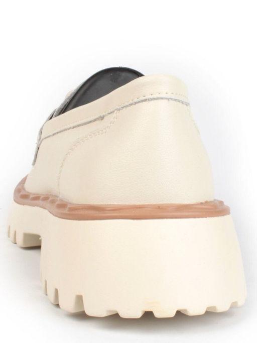 03-HY6-1D BEIGE Лоферы женские (натуральная кожа) - Фабричный китай фото 6