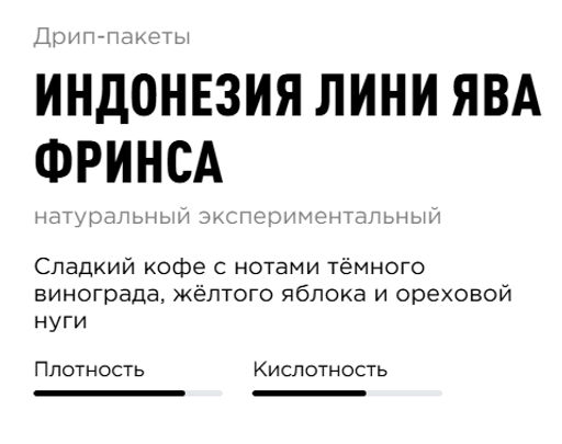 Дрип-пакеты Индонезия Лини Ява Фринса - Tasty coffee фото 2