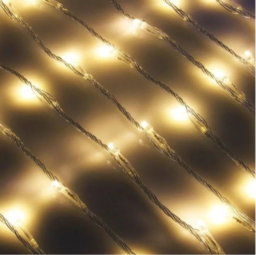 Гирлянда занавес желтый, 3х3м, 220В, 480led, 8режимов - Family фото 2