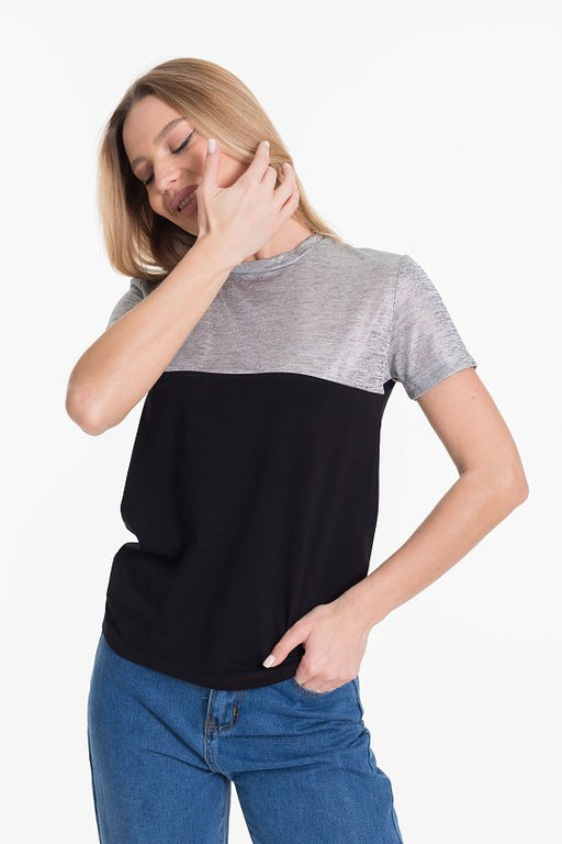 Футболка М324179а черный - Елена фото 3