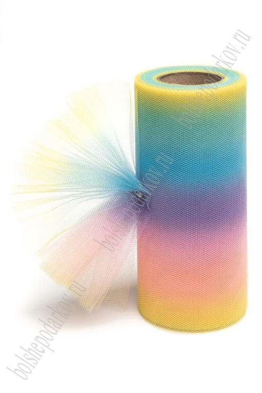 Фатин с переходом цвета 15 см*25 ярд (SF-2952) №4 - Больше подарков фото 3