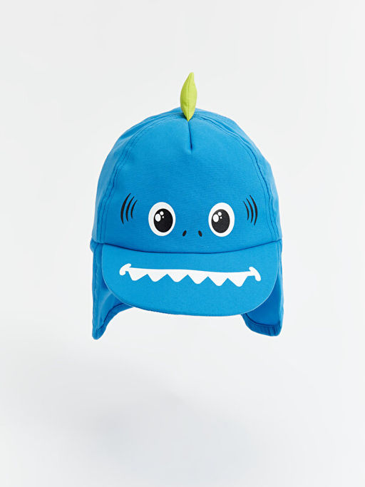 Bask?l? Erkek Bebek Kep ?apka