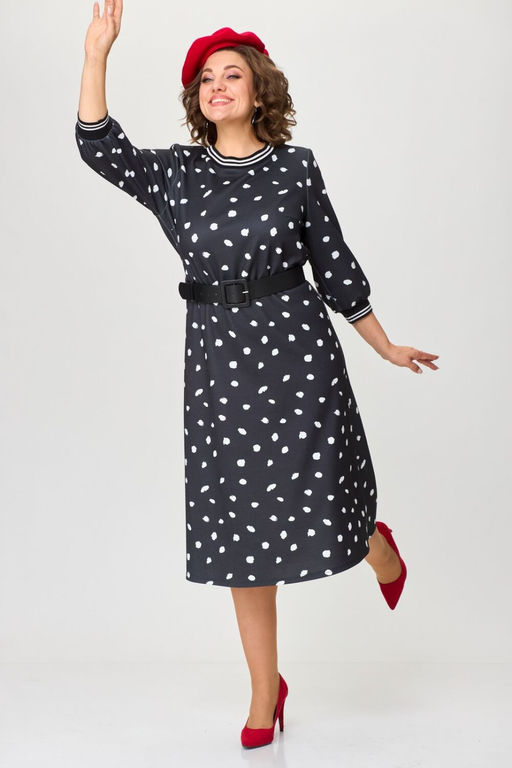 Платье INVITE 4083 черный дизайн - Mira fashion фото 5