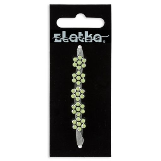 Бусина Zlatka акрил BLM-04 10 х 8 мм 5 шт №03 зеленый  фото 3