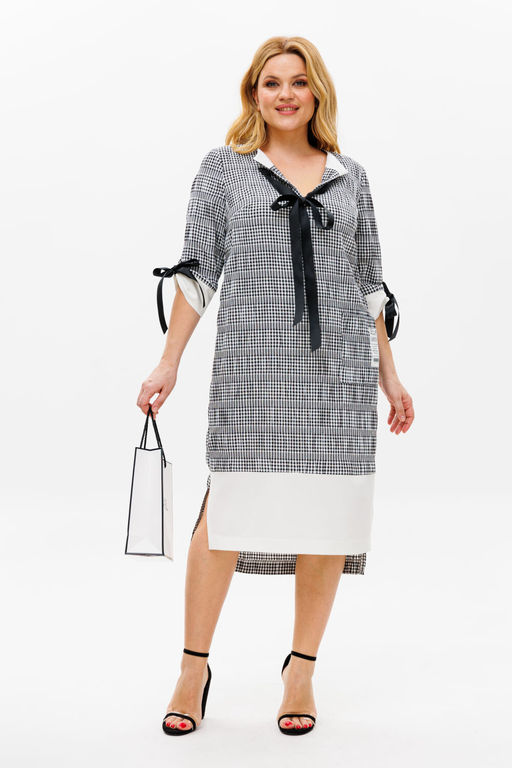 Платье Michel Chic 2163 черный, белый  фото 2