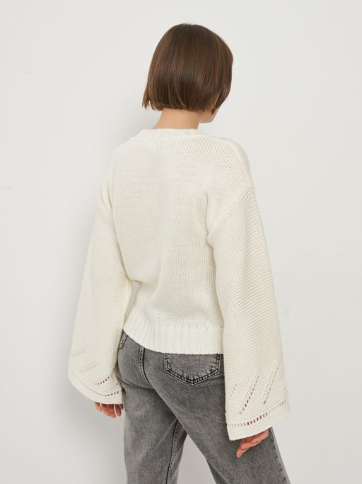 Джемпер женский 7222-40130. 008 молоко