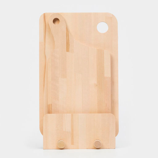 Набор разделочных досок на подставке, 2 шт(35х22 см;35x18 см), массив березы арт.7156105 г.Екатеринб