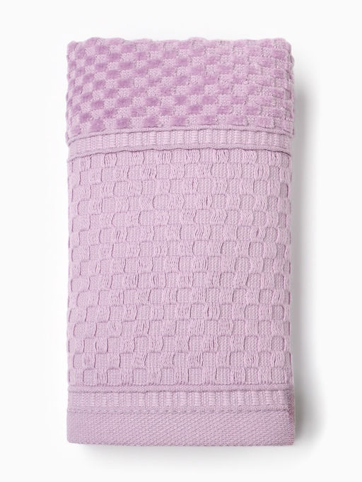 Полотенце махровое LoveLife «Ордос» 30×50 см, лавандовое, 100% хлопок, 430 г/м²