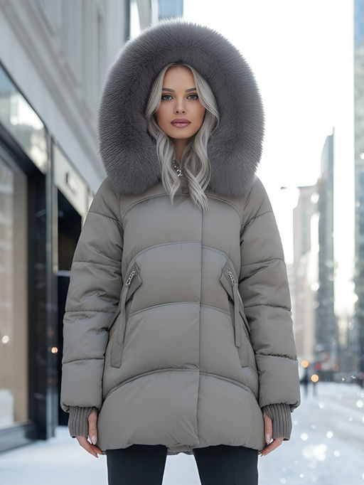 Куртка зимняя с мехом Бренд: Visdeer