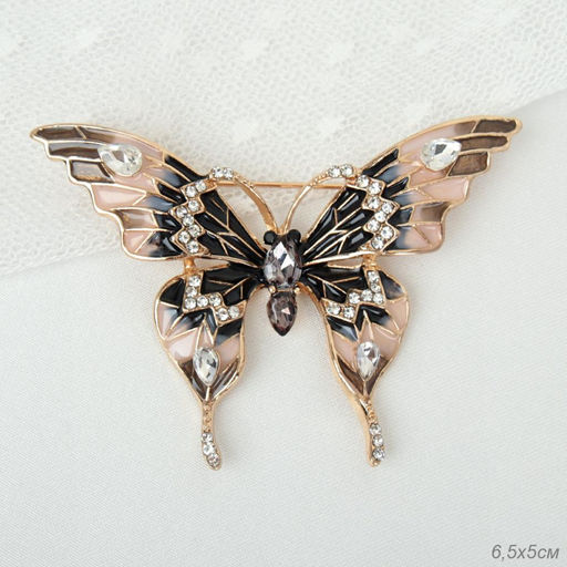 Брошь Бабочка / 3812 /уп 24/ - ГалеонТрейд фото 3