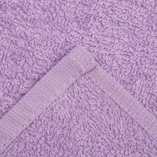 Полотенце махровое Экономь и Я 50*90 см, цв. лиловый, 100% хлопок, 320 гр/м2  фото 6