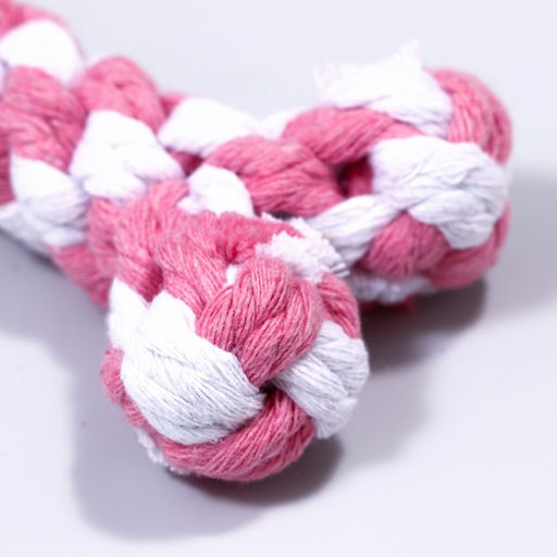 Игрушка канатная Плетёная кость, до 15 см, до 60 г, микс цветов - Пижон фото 4