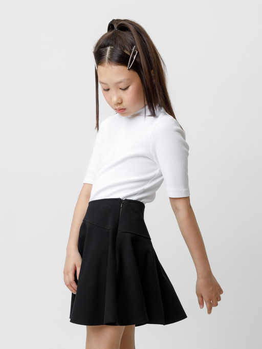 К 302151/белый Ал джемпер (водолазка) для дев - Crockid фото 3