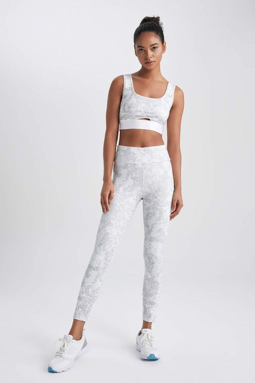 Спортивный бюстгальтер DeFactoFit с круглым вырезом  фото 5