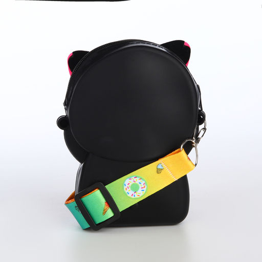 Сумка детская для девочки на молнии «Выбражулька», pop it, цвет чёрный