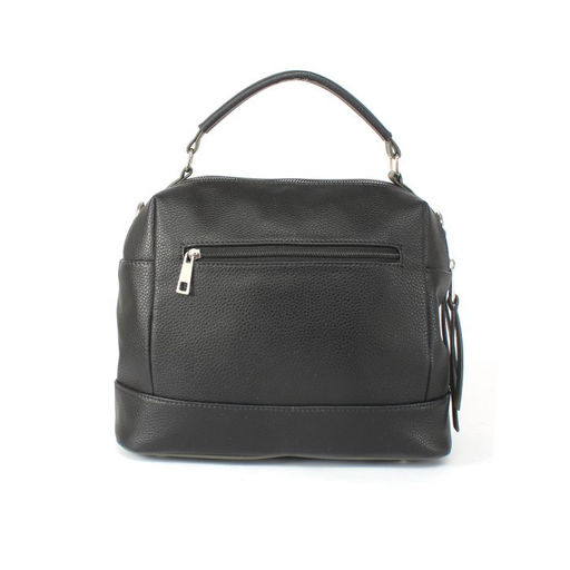 Сумка женская искусственная кожа ADEL-225, 2отд+плеч/рем, черный/олива флотер 257997 - Adelia фото 2