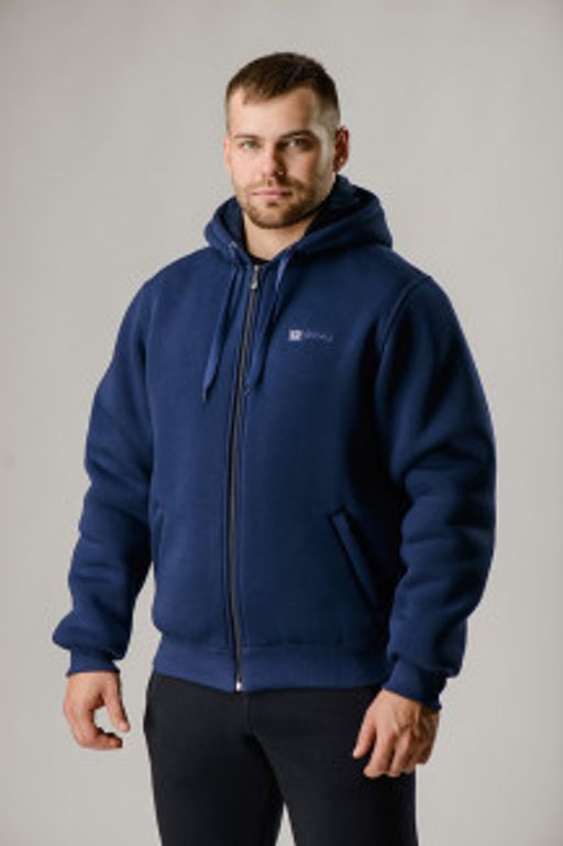 Толстовка Футер 3-х ниточный с искусственным мехом