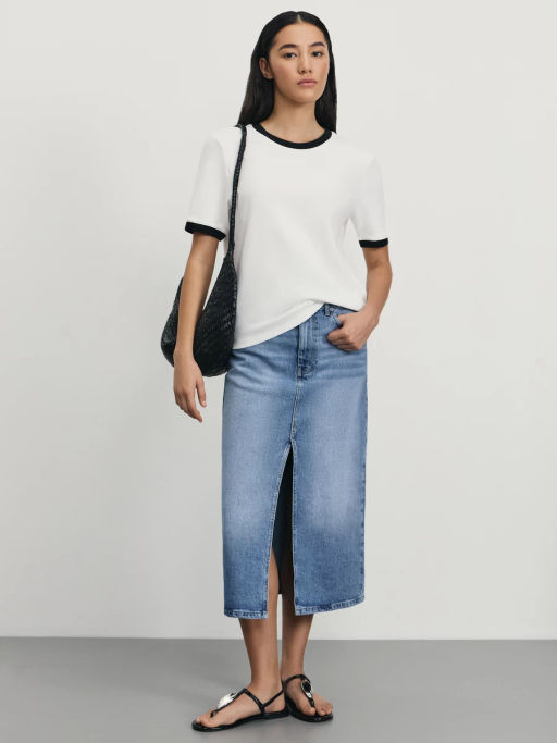 Футболка с контрасными окантовками / Zarina  фото 2