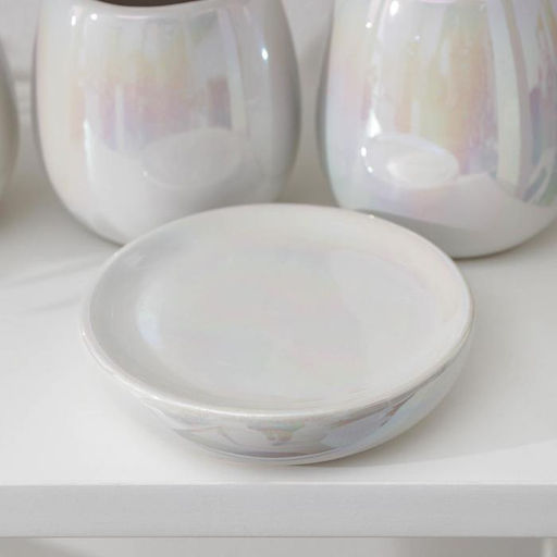 Аксессуары для ванной Pearl, 4 предмета: мыльница, дозатор для мыла 400 мл, 2 стакана - Simaland фото 2