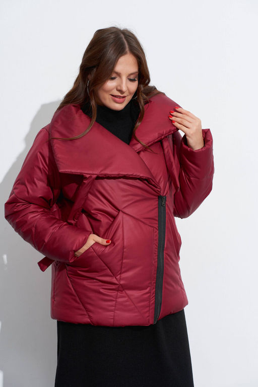 Куртка TEZA 5599 бордовый