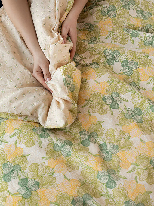 Комплект постельного белья 2-спальный зелёный бязь - Denastia фото 8