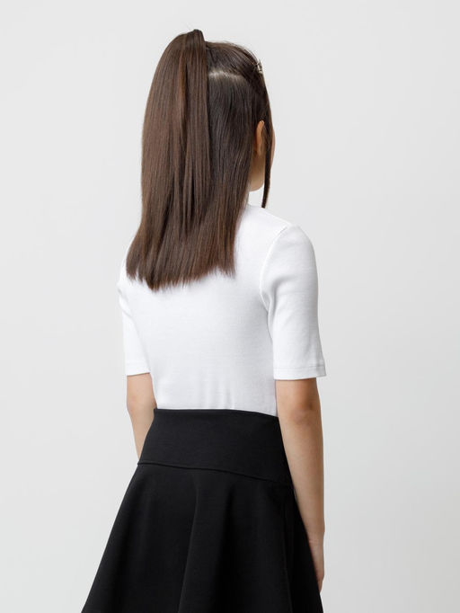 К 302151/белый Ал джемпер (водолазка) для дев - Crockid фото 4