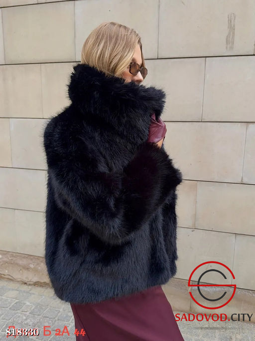 Шуба женская из искусственного меха