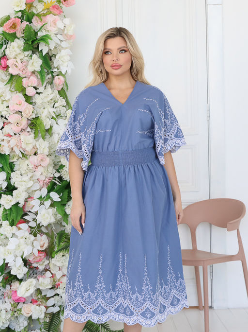 Платье П4-5490/7 - Wisell фото 9