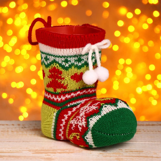 Конфетница Сапожок, с бомбошками, вместимость 180 г, МИКС