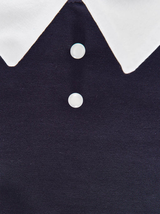 Платье для девочки в школу с воротником UD 4761(5104) синий - Mini maxi фото 5