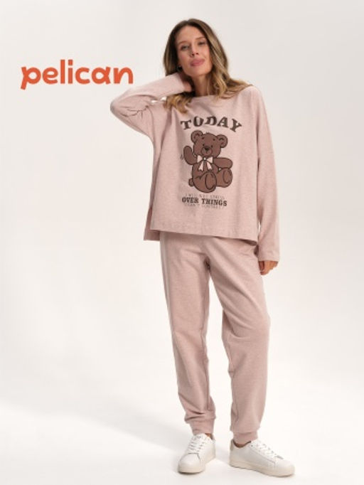 PELICAN, комплект женский, Светло-розовый