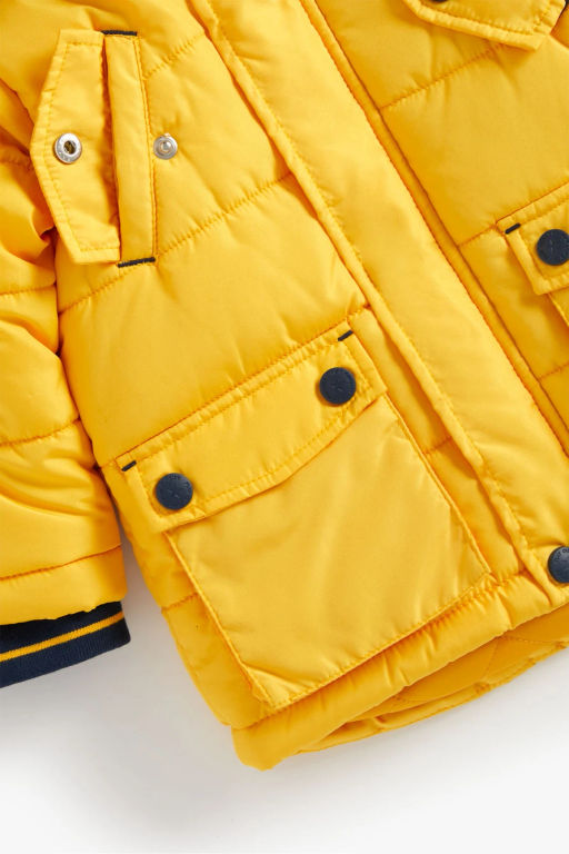 mothercare / Парка стеганая с подкладкой из искусственного меха  фото 4