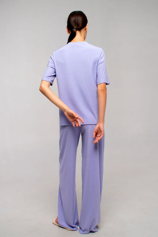 Арт. 10401/5 Пижама с брюками 44-52 (5 шт) Цвет:верх-сиреневый,низ-сиреневый