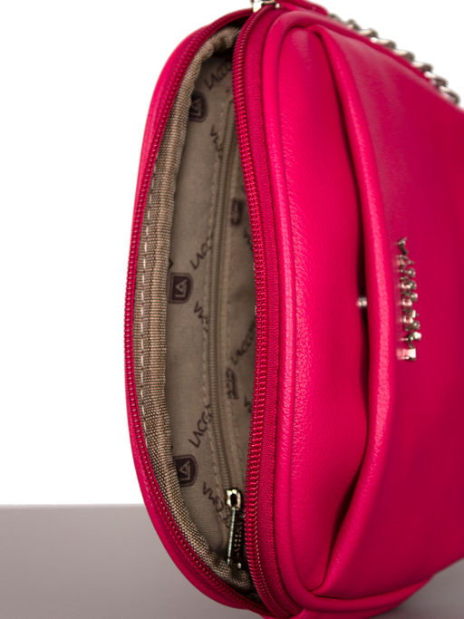 LACCOMA сумка Джулия-24-L815-маджента эко кожа хлопок  фото 4