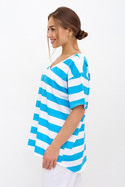 Футболка женская в полоску Фурор