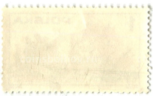 Марка 1608 год  первое посещение поляками Америки 1975 год Польша