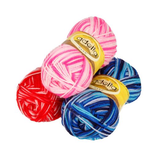 Пряжа ADELIA JANE 100% акрил 10 шт. х 50 г 227 м  10 м