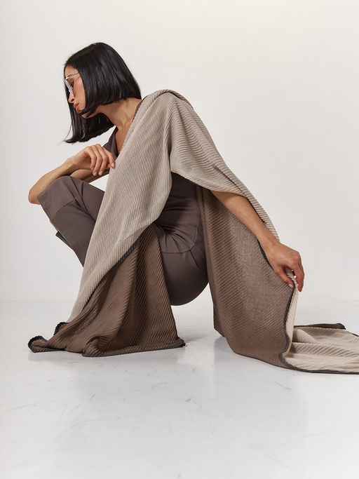 Палантин ВИСКОЗА с ШЕЛКОМ - Tantino фото 6