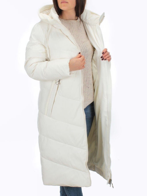 126 WHITE Пальто зимнее женское (200 гр. холлофайбер) - Fashion фото 6