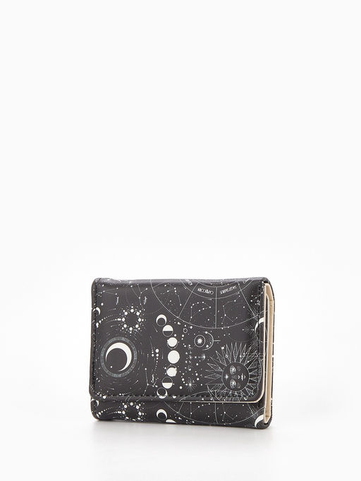 Кошелёк женский на кнопке, 10.5?2.5?8.5 см, с цветочным принтом, разноцветный