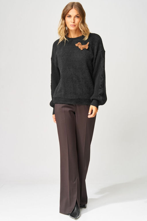 Брюки LAIKONY 343-2 шоколадный  фото 5