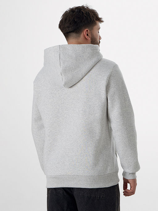 Жакет мужской серый на молнии с начесом