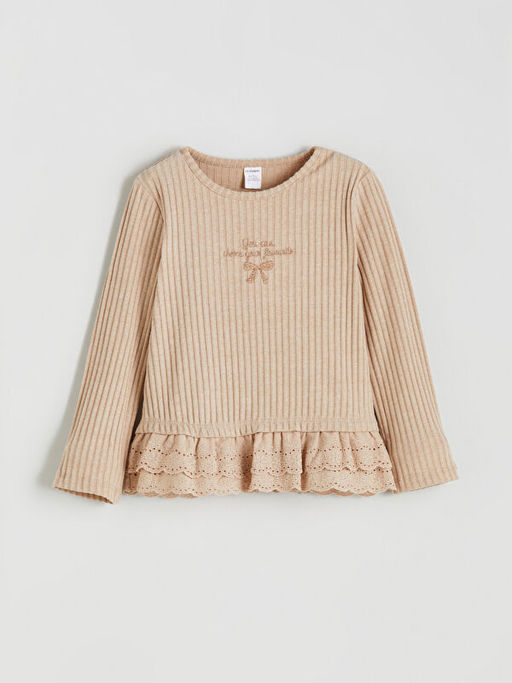 Bisiklet Yaka K?z ?ocuk Ti??rt ve Tayt