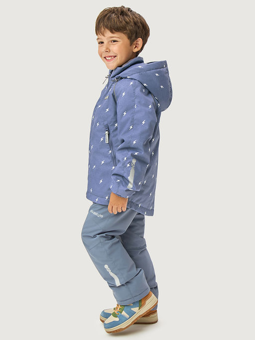 Костюм 7м0926 деним/серый