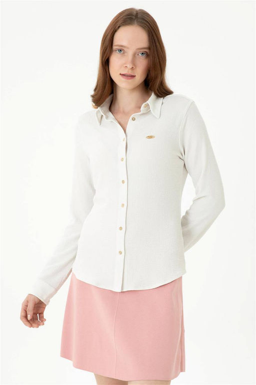 U. S. Polo Assn Женская трикотажная рубашка с камнями - U.s. polo assn фото 8