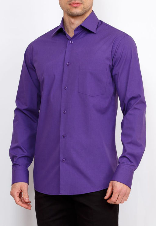 Сорочка мужская длинный рукав GREG 730/319/VIOL/Z  фото 10