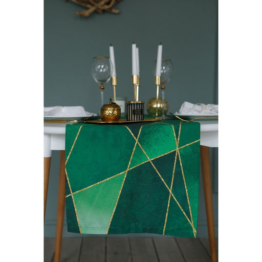 Дорожка на стол Этель Изумруд 40х146 см  фото 3